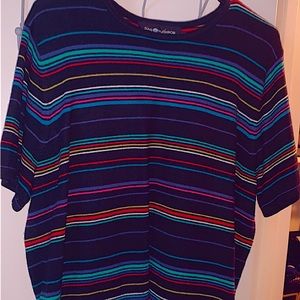 Sag Harbor Multicolor Striped Shirt
